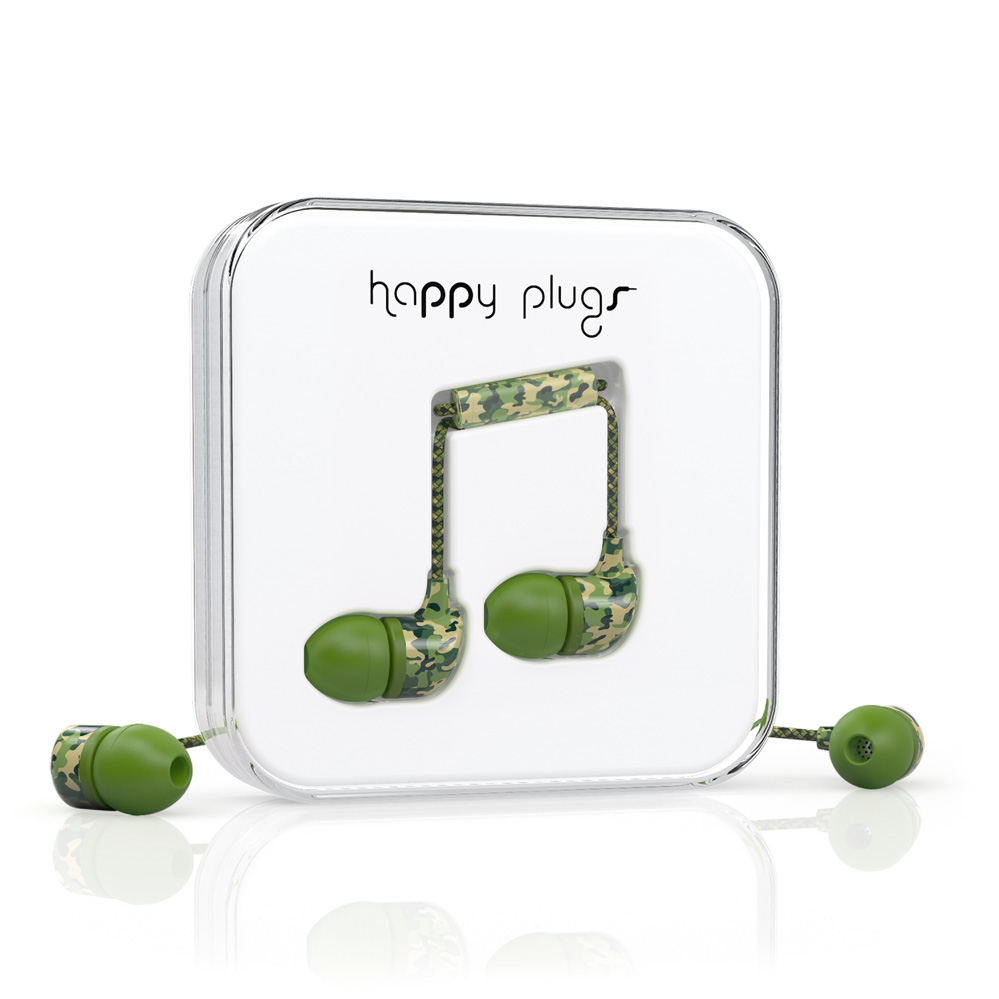 Happy Plugs In-Ear Headset Wired Calls/Music Camouflage image 3