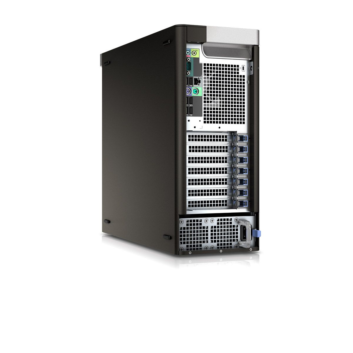 DELL Precision T7810 Intel® Xeon® E5 v4 E5-2620V4 32 GB DDR4-SDRAM 2.25 TB HDD+SSD Windows 7 Professional Tower Workstation Black, Silver image 9