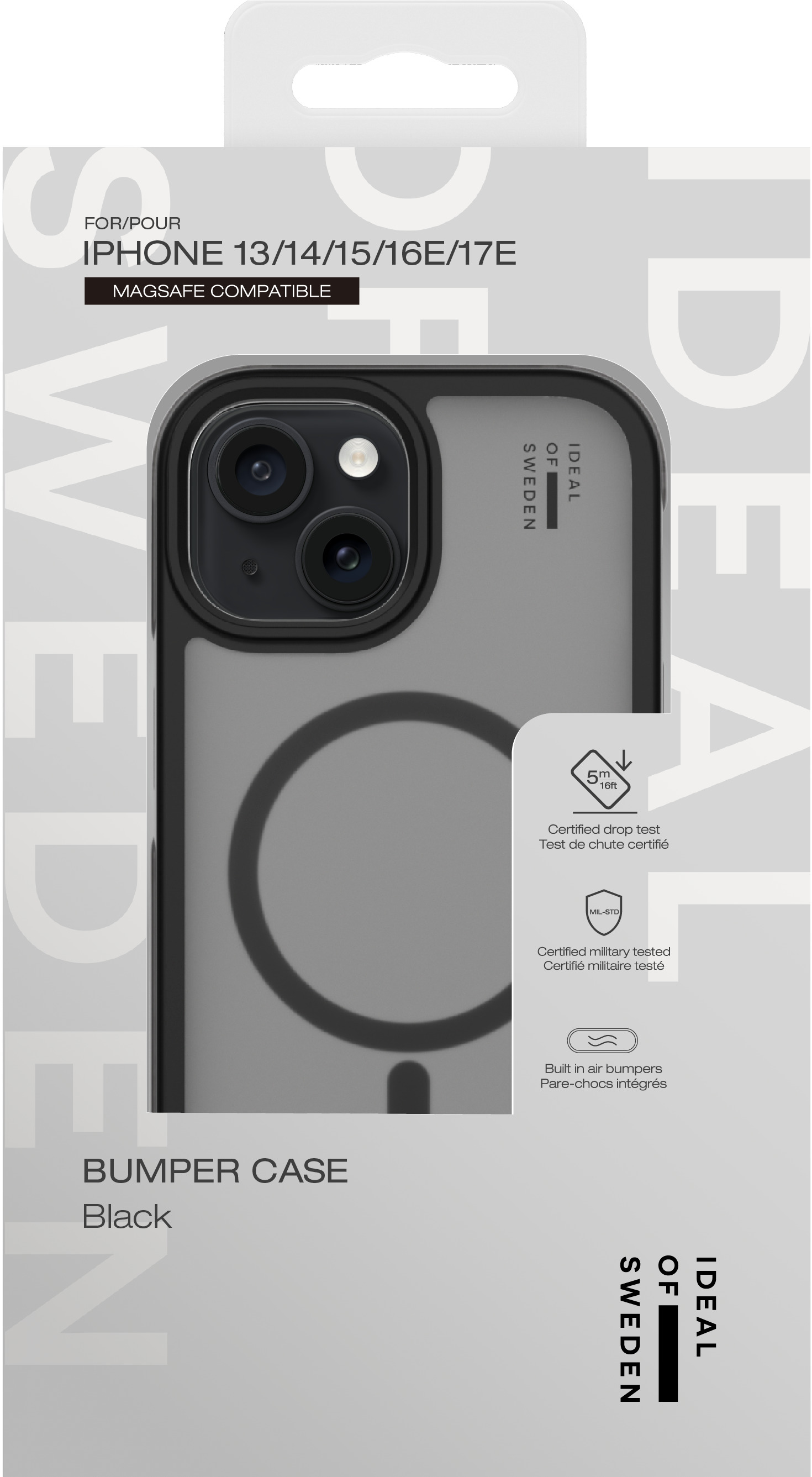 iDeal of Sweden Ideal Bumper Case MagSafe iPhone 16 Pro Black – image 4