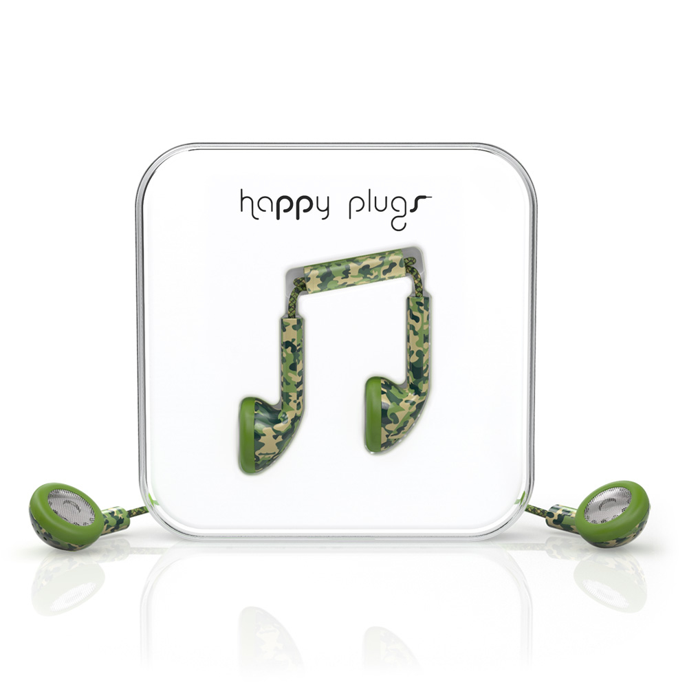 Happy Plugs Earbud Camouflage Headset Wired In-ear image 2