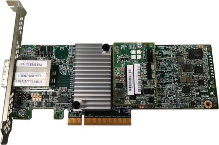 Resim Lenovo 00AE938 SAS/SATA RAID Denetleyici, PCIe 3.0, 2048MB DDR3 Önbellek, 12000 Gbit/s