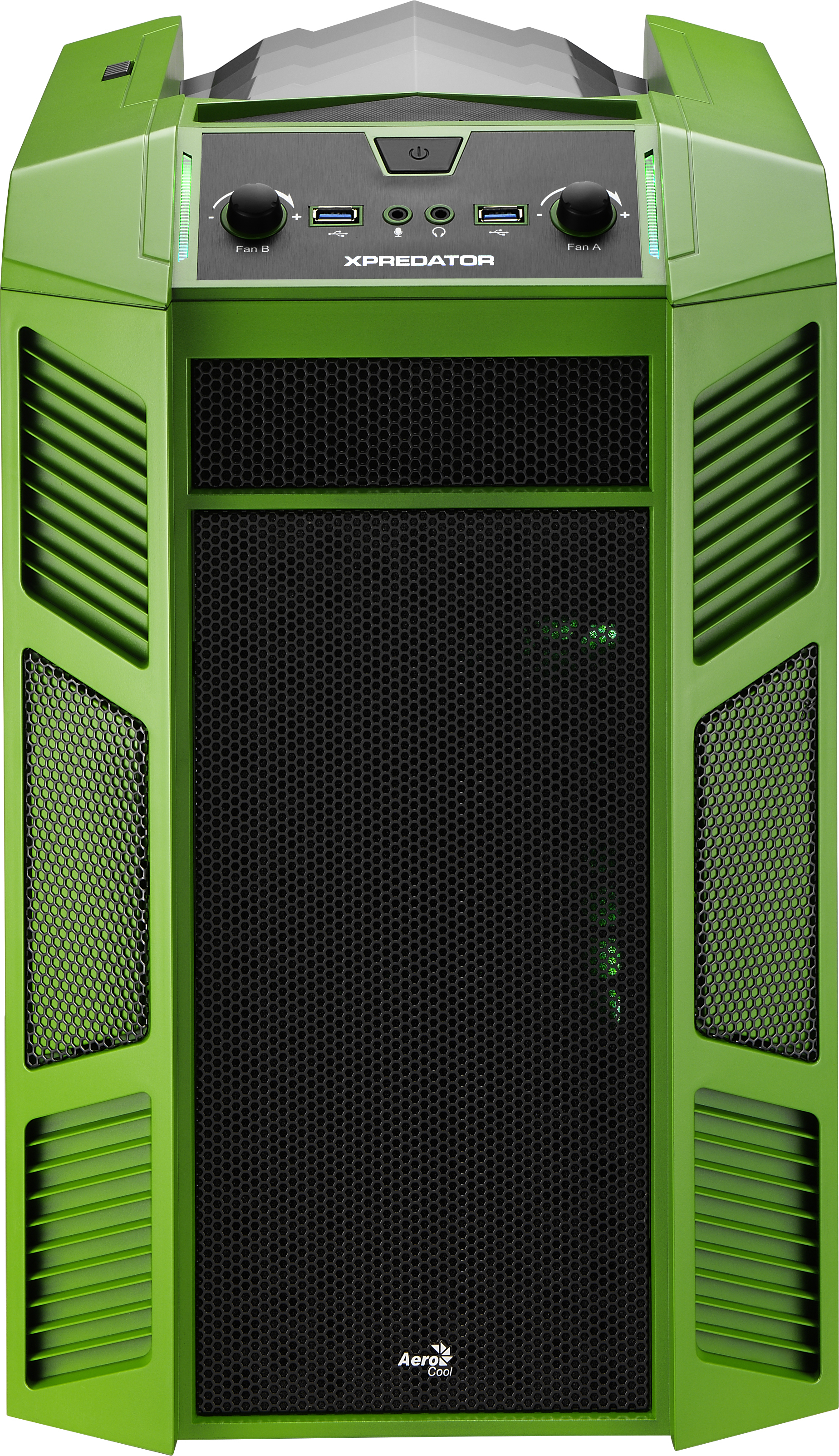 Aerocool XPredator Cube Black, Green image 3