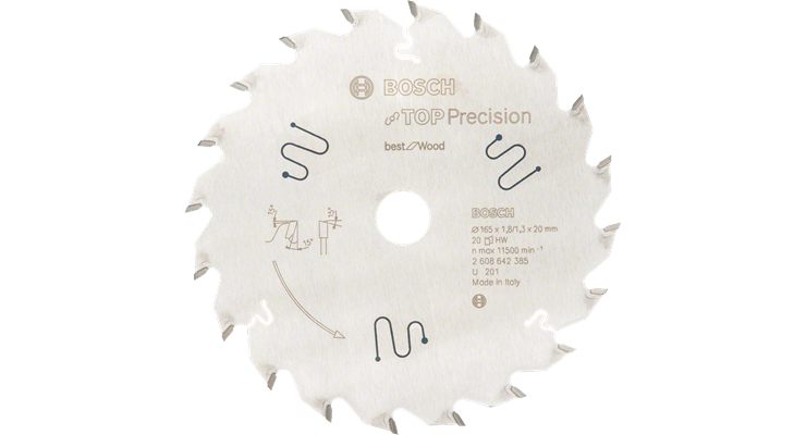 Bosch 2 608 642 385 lama circolare 165 cm 1 pz