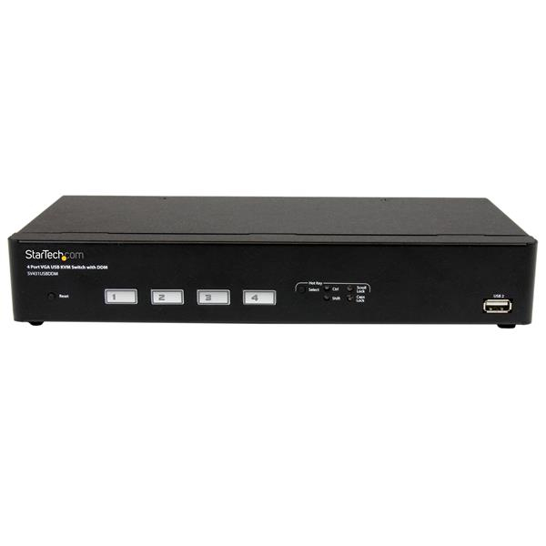StarTech.com 4 Port USB VGA KVM Switch with DDM Fast Switching Technology and Cables – image 2