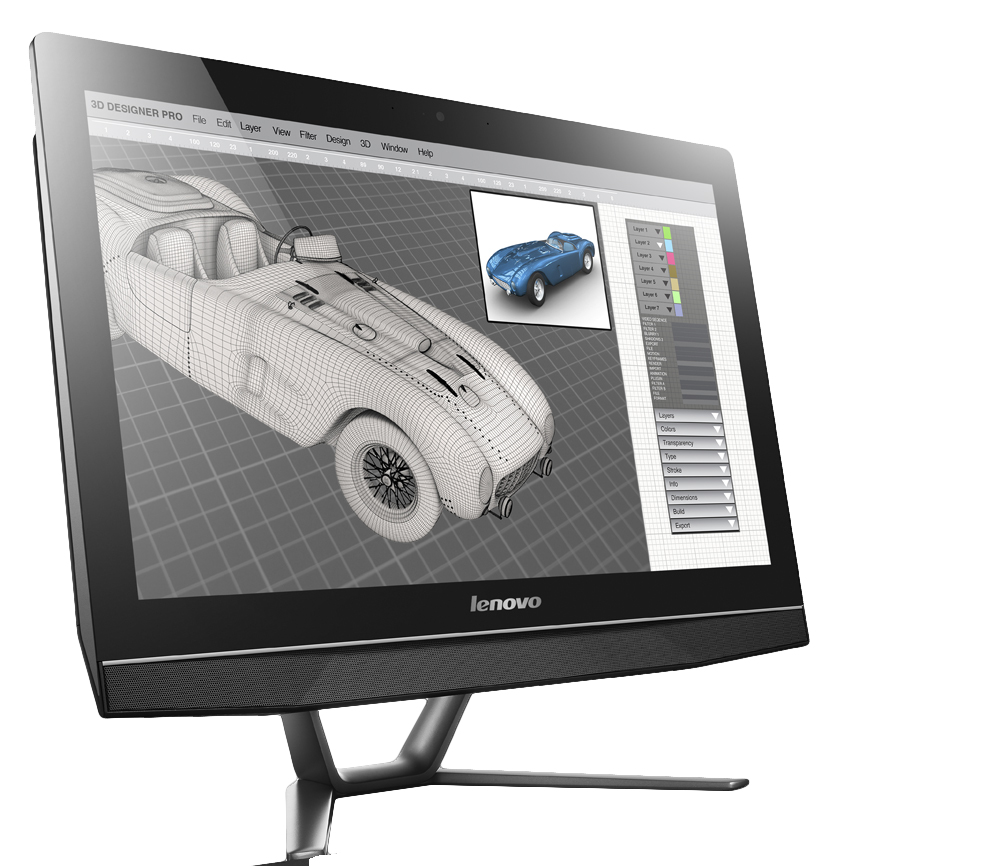 Lenovo B40-30 Intel® Core™ i5 i5-4460T 54.6 cm (21.5″) 1920 x 1080 pixels Touchscreen All-in-One PC 8 GB DDR3L-SDRAM 1 TB HDD NVIDIA® GeForce® 820A Windows 8.1 Black image 1