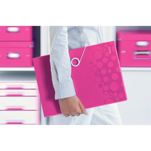 Projektmappe WOW A4 PP pink metallic