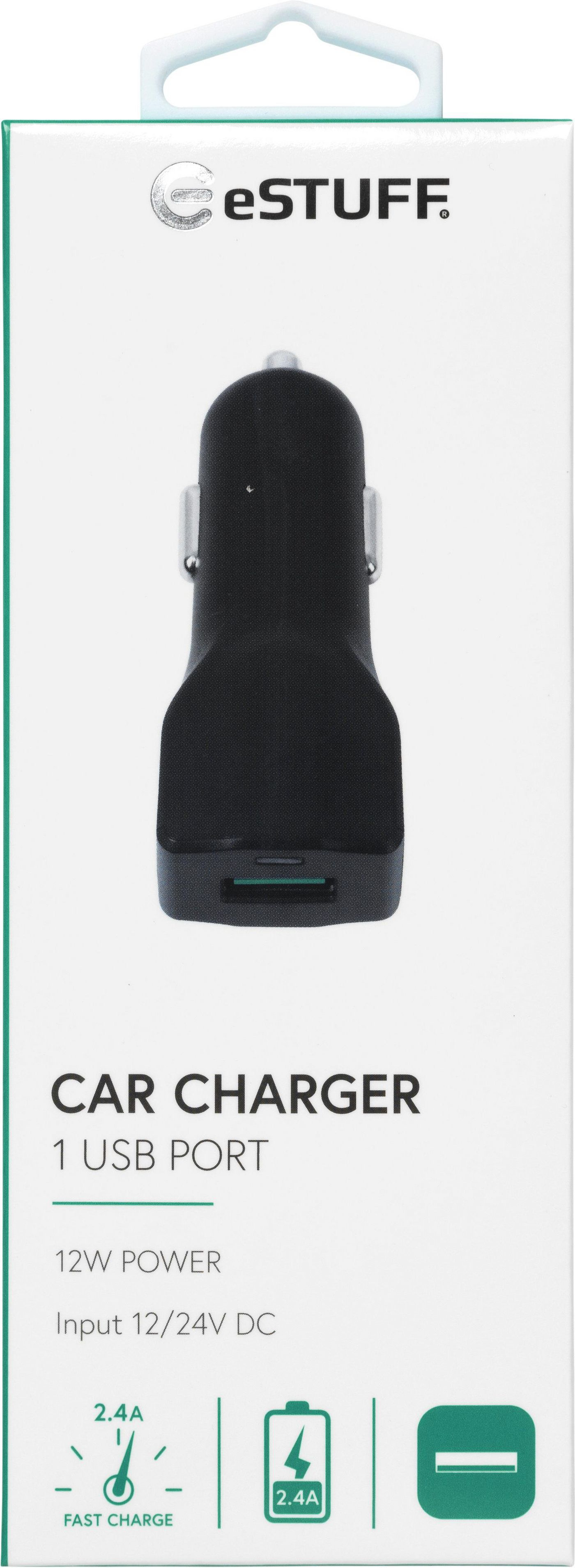 eSTUFF ES631001 mobile device charger Mobile phone Black Cigar lighter Indoor – image 4