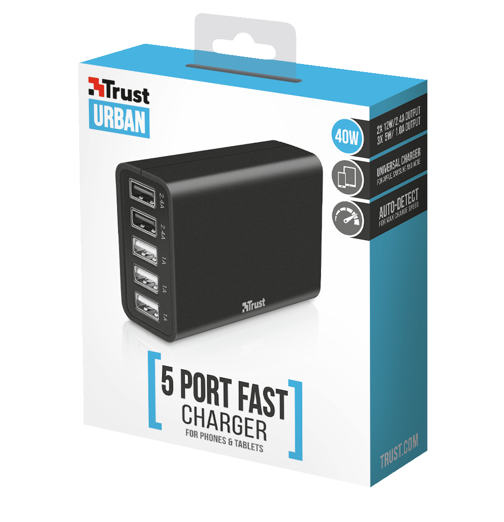Trust 5-Port USB Fast Charger – image 5