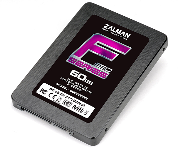 Zalman F1 60 GB 2.5" Serial ATA III MLC