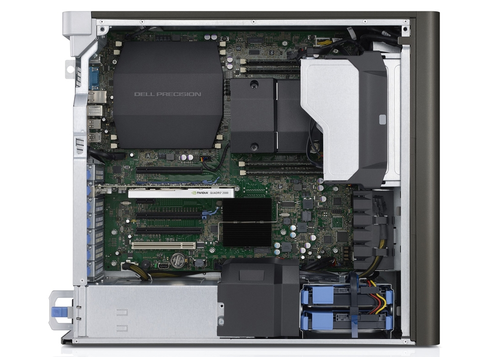 DELL Precision T7610 Intel® Xeon® E5 V2 Family E5-2620V2 16 GB DDR3-SDRAM 1 TB HDD NVIDIA® Quadro® K4000 Windows 7 Professional Tower Workstation Black image 5
