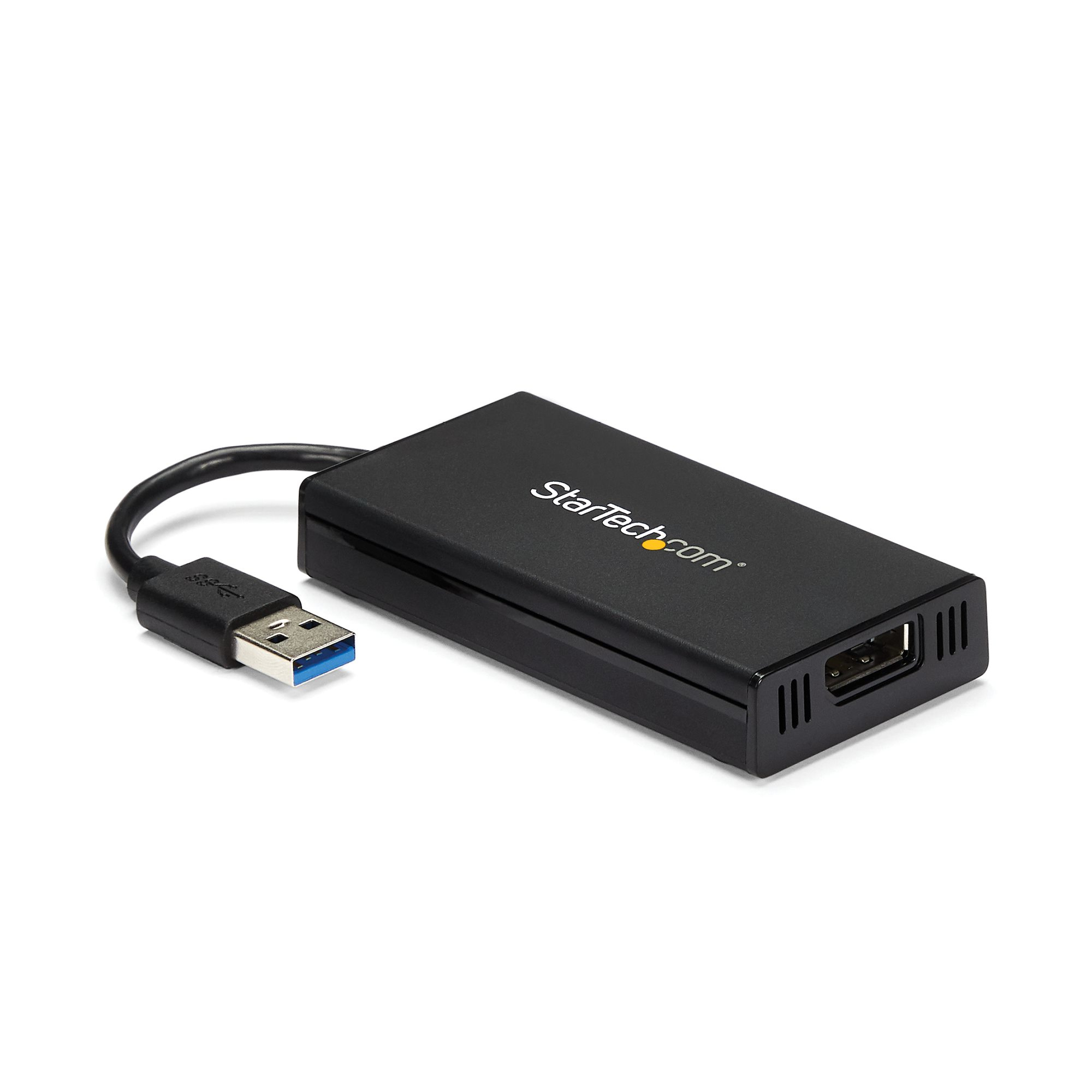 StarTech.com USB 3.0 to DisplayPort Adapter - DisplayLink Certified - 4K 30Hz - USB / DisplayPort adapter - TAA Compliant - USB Type A (M) to DisplayPort (F) - USB 3.0 - 9 m - 4K support, USB power - black - for P/N: MDP2DPMM10, MDP2DPMM3, MDP2DPMM6, MDP2DVIMM6BS, TB33A1C