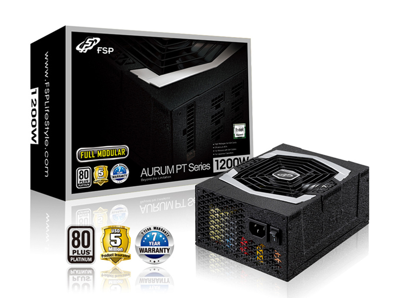 FSP AURUM PT power supply unit 1200 W 24-pin ATX ATX Black image 6