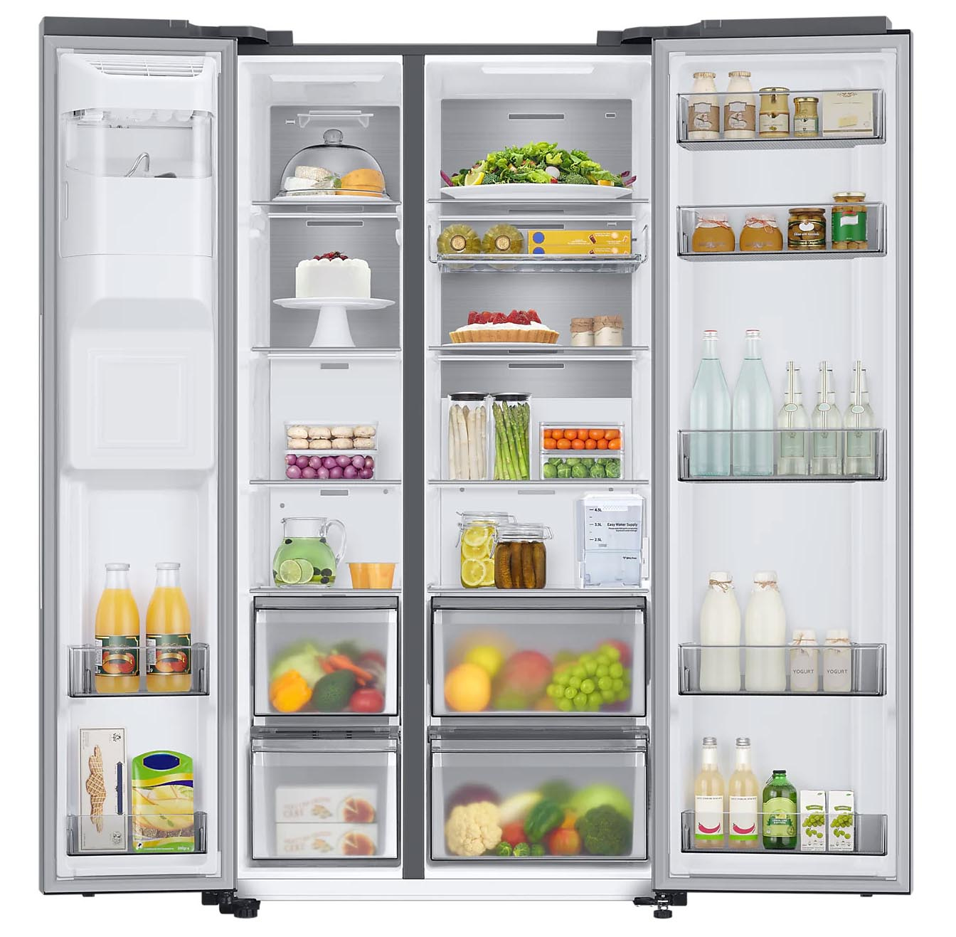 Samsung RS6GA854CSL/EG side-by-side refrigerator Freestanding – image 7