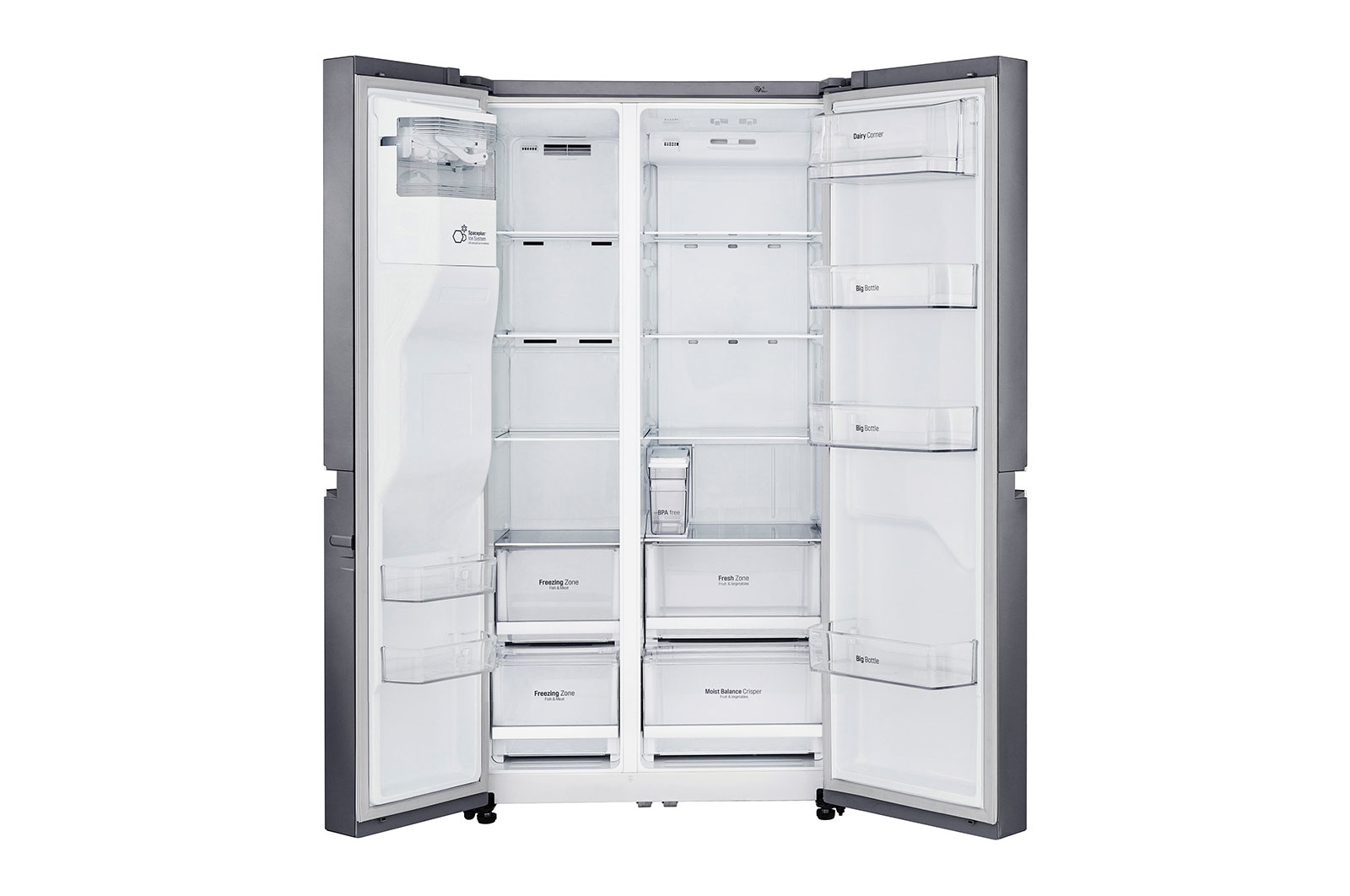 LG GSL471ICEZ side-by-side refrigerator Freestanding – image 6