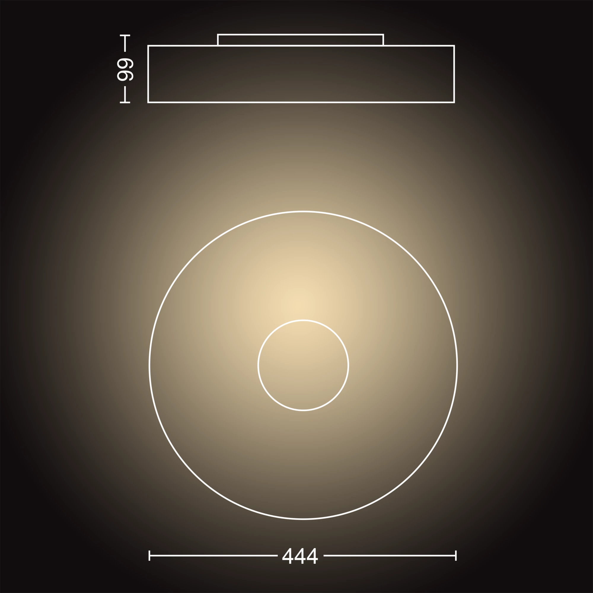 Philips by Signify Philips Hue White ambience Fair ceiling light – image 2