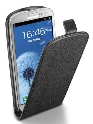 Cellularline FLAPESSENGALAXYS3 mobile phone case Flip case Black