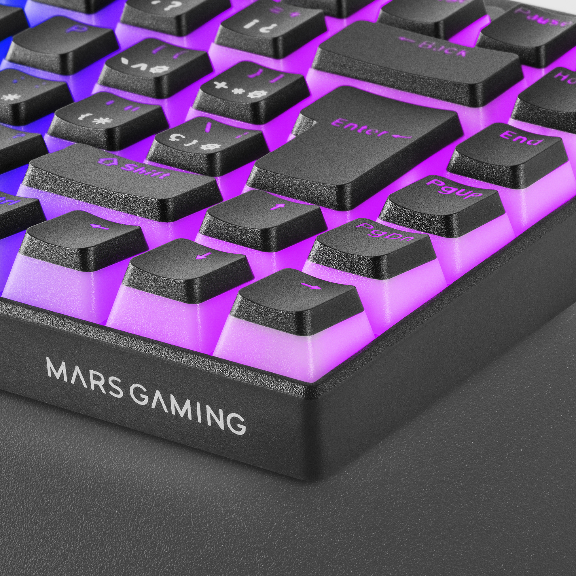 Mars Gaming MKCLOUD Wireless RGB Keyboard Black Switch Blue French – image 2