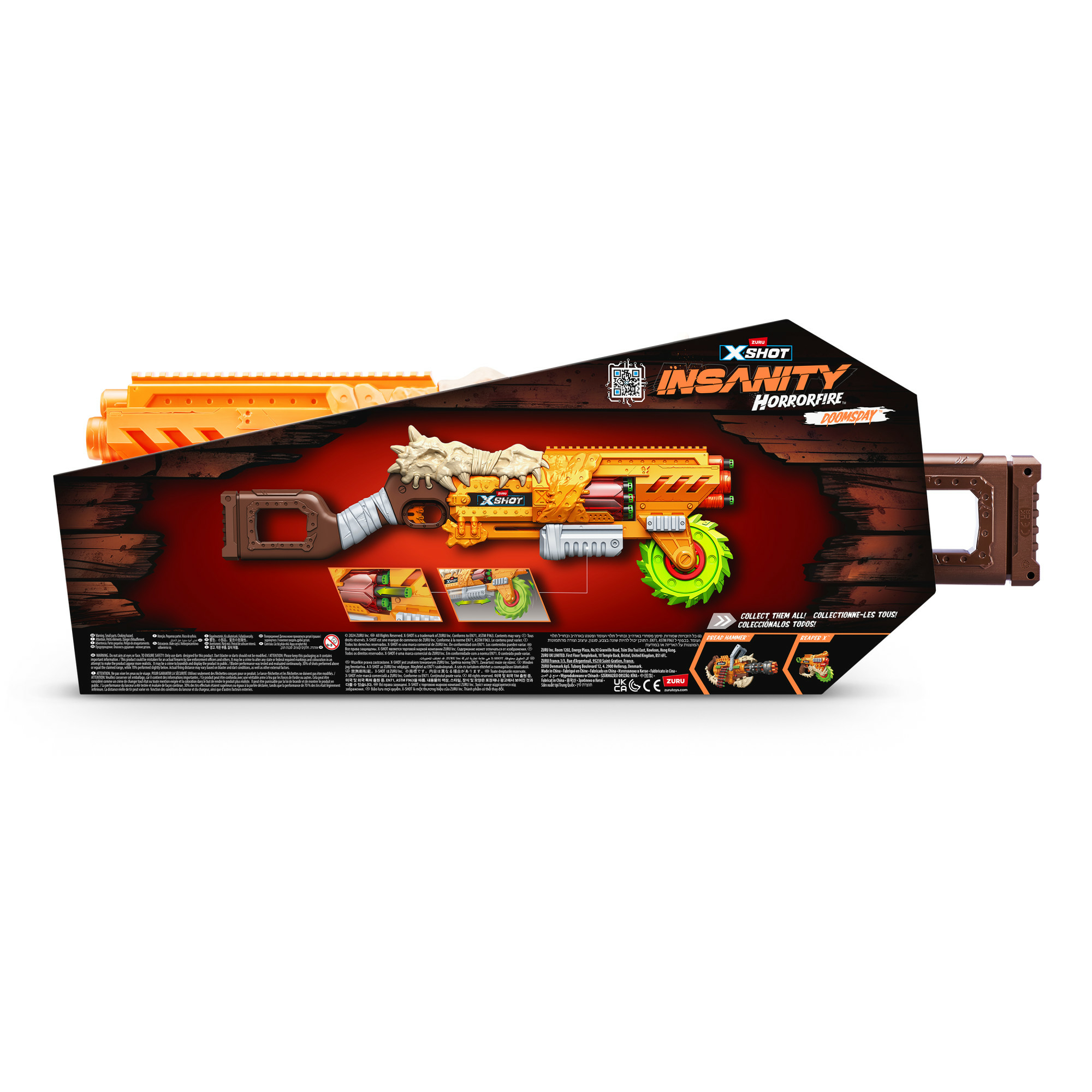 عکس تفنگ اسباب بازی ZURU Insanity HorrorFire Doomsday (16 تیر)