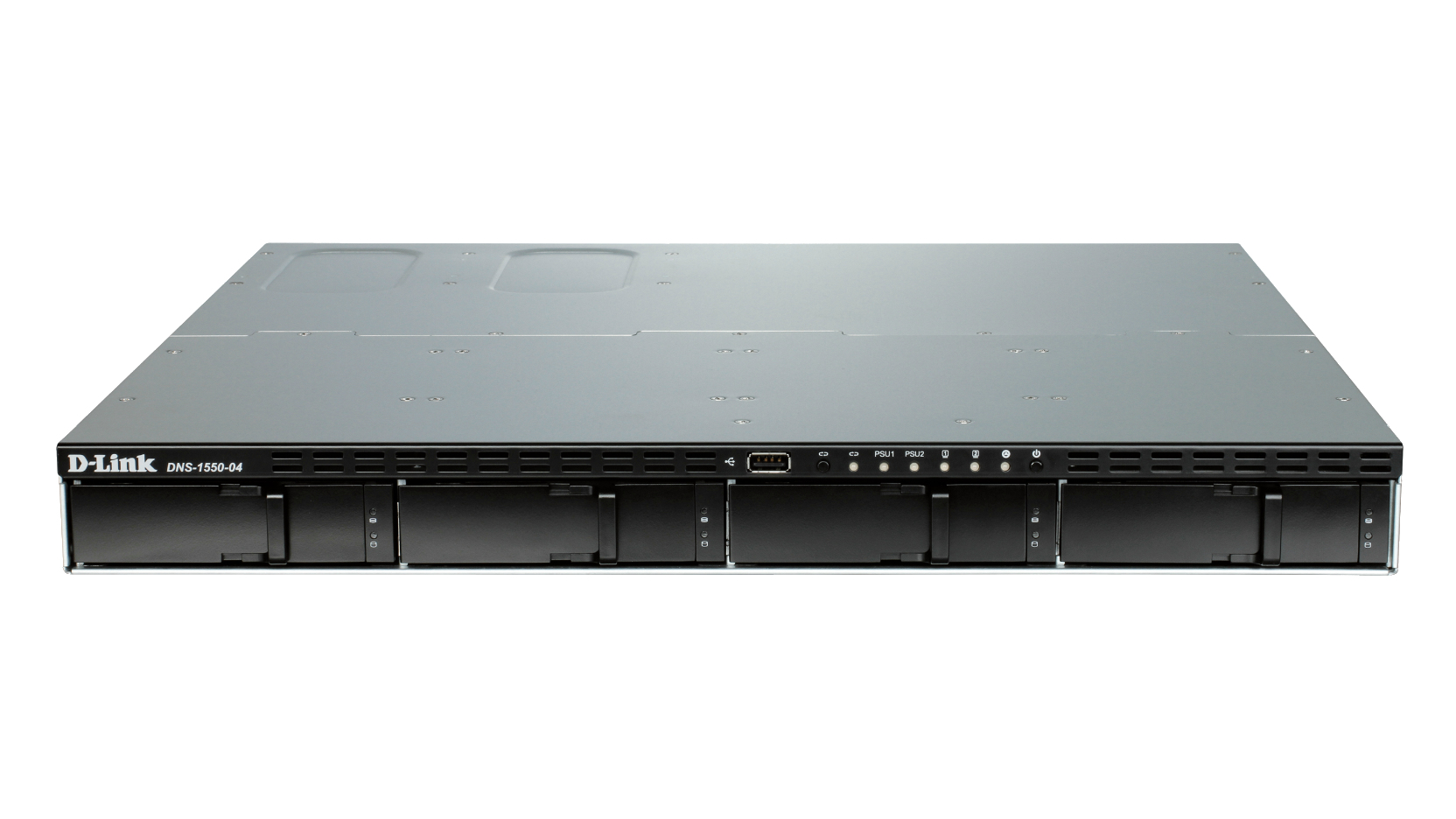 D-Link DNS-1550-04 + 4X ST4000VN000 NAS/storage server Rack (1U) Intel Atom® D525 2 GB DDR2 16 TB HDD Black