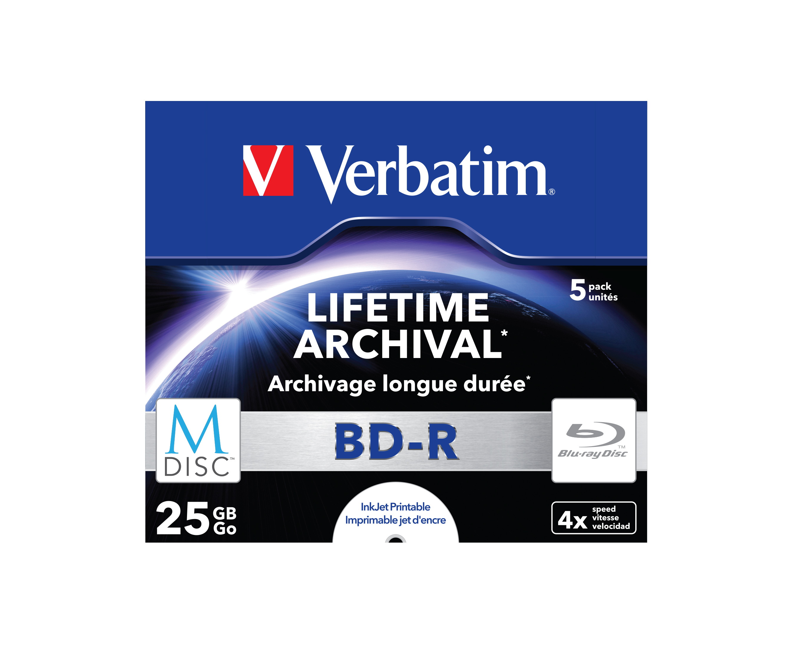 Verbatim M-Disc 4x BD-R 25 GB 5 styck