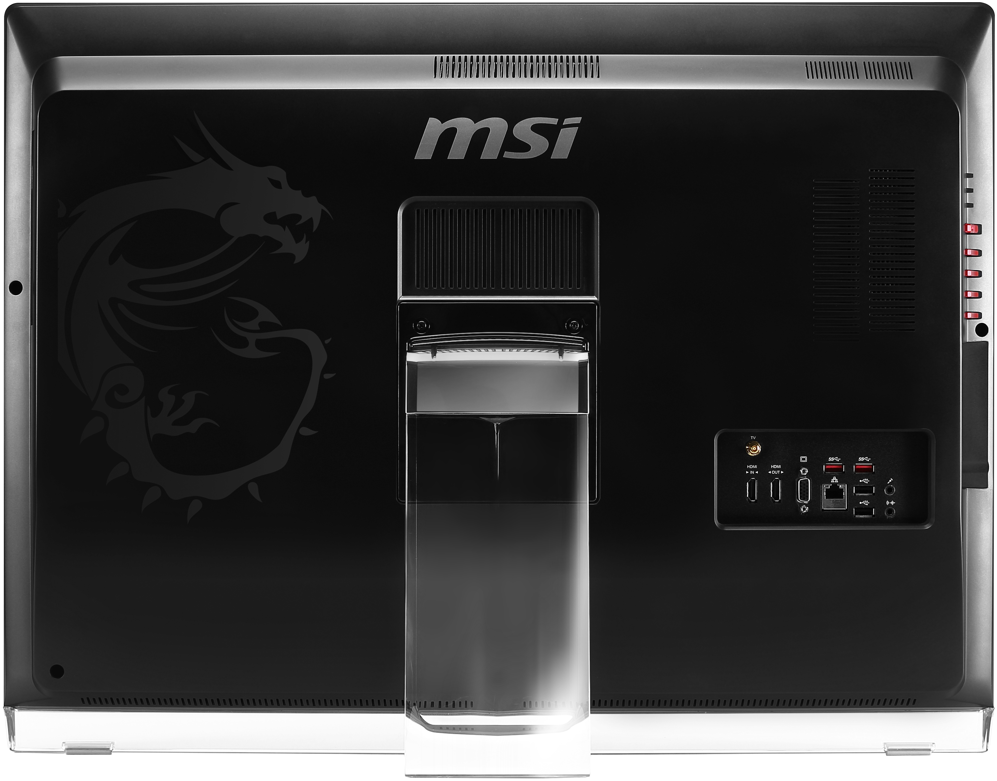 MSI Wind Top AG270 2QE-037US All-in-One PC/workstation Intel® Core™ i7 i7-4870HQ 68.6 cm (27″) 1920 x 1080 pixels Touchscreen 12 GB DDR3L-SDRAM 2 TB HDD NVIDIA® GeForce® GTX 980M Windows 8.1 Wi-Fi 5 (802.11ac) Black, Red image 15