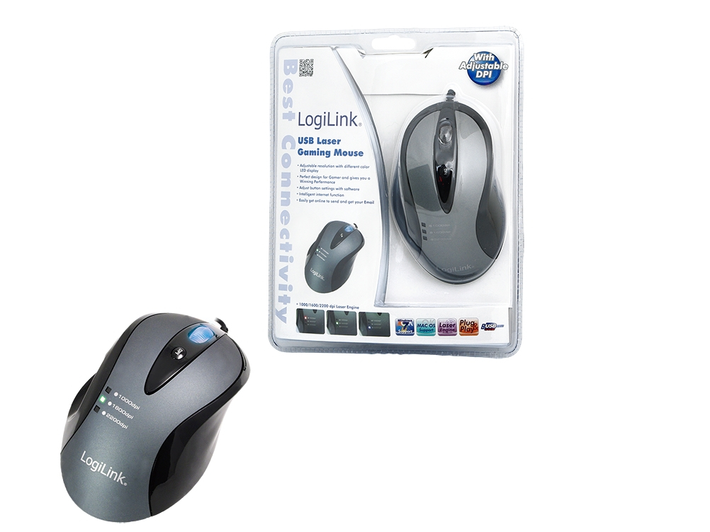 LogiLink Maus Laser USB – image 1