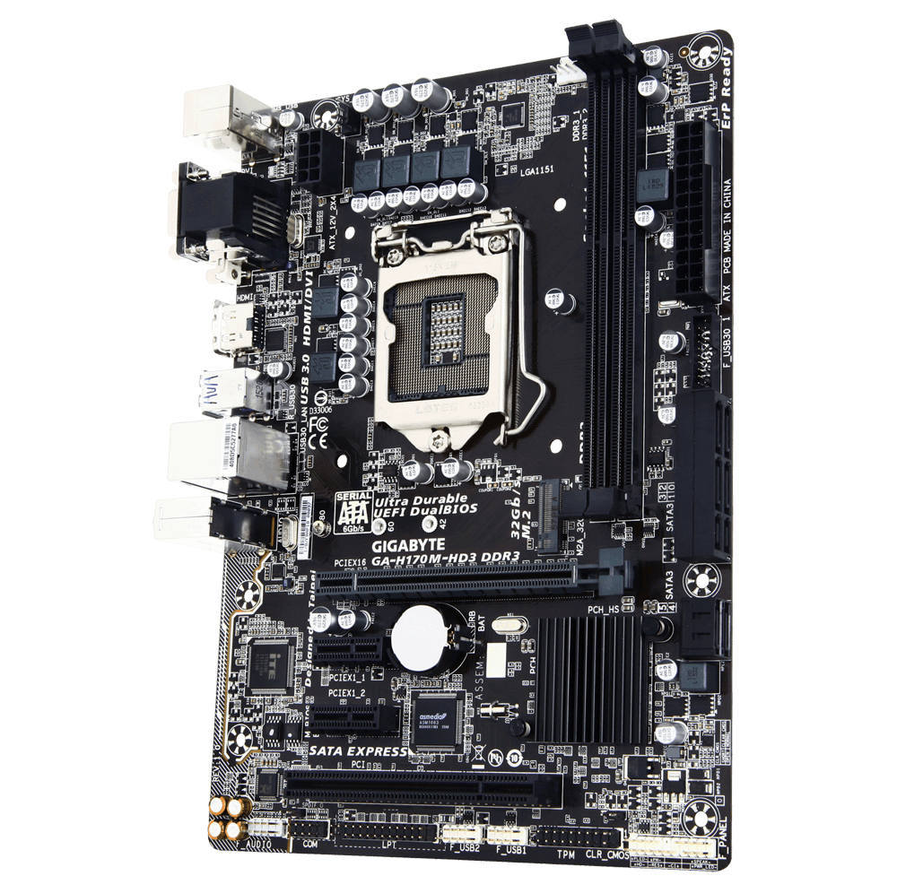 GIGABYTE GA-H170M-HD3 DDR3 (rev. 1.0) – image 3