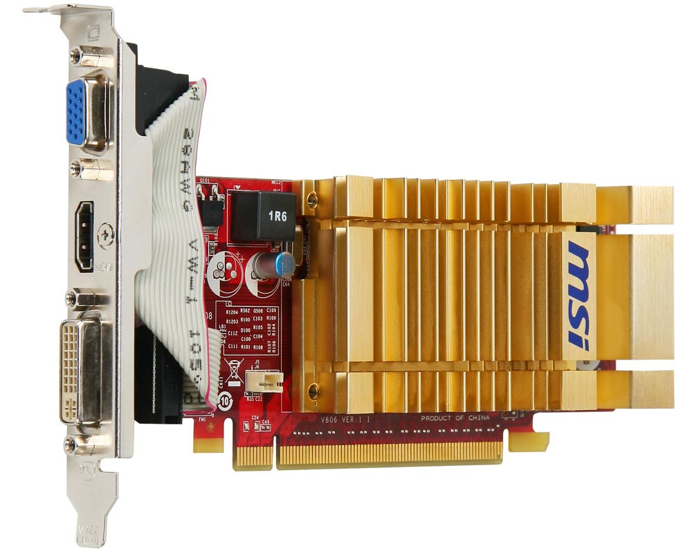 MSI V240-002R graphics card NVIDIA GeForce 210 GDDR2 – image 2