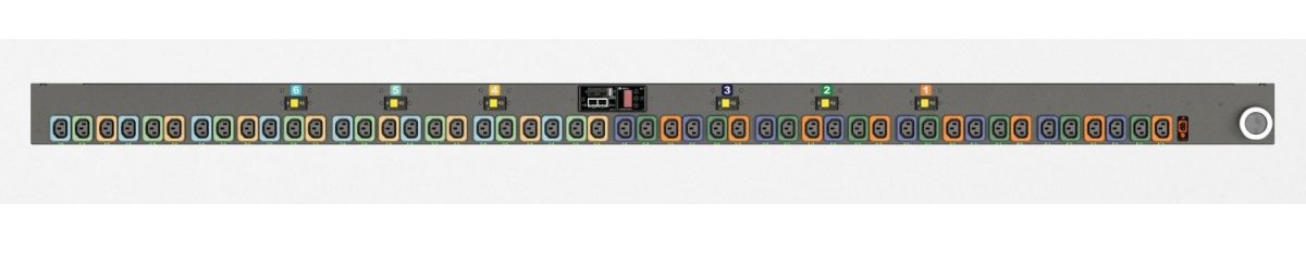 Vertiv Geist MNU3EHW1-48L138-5CS15A0A10-S-A power distribution unit (PDU) 48 AC outlet(s)