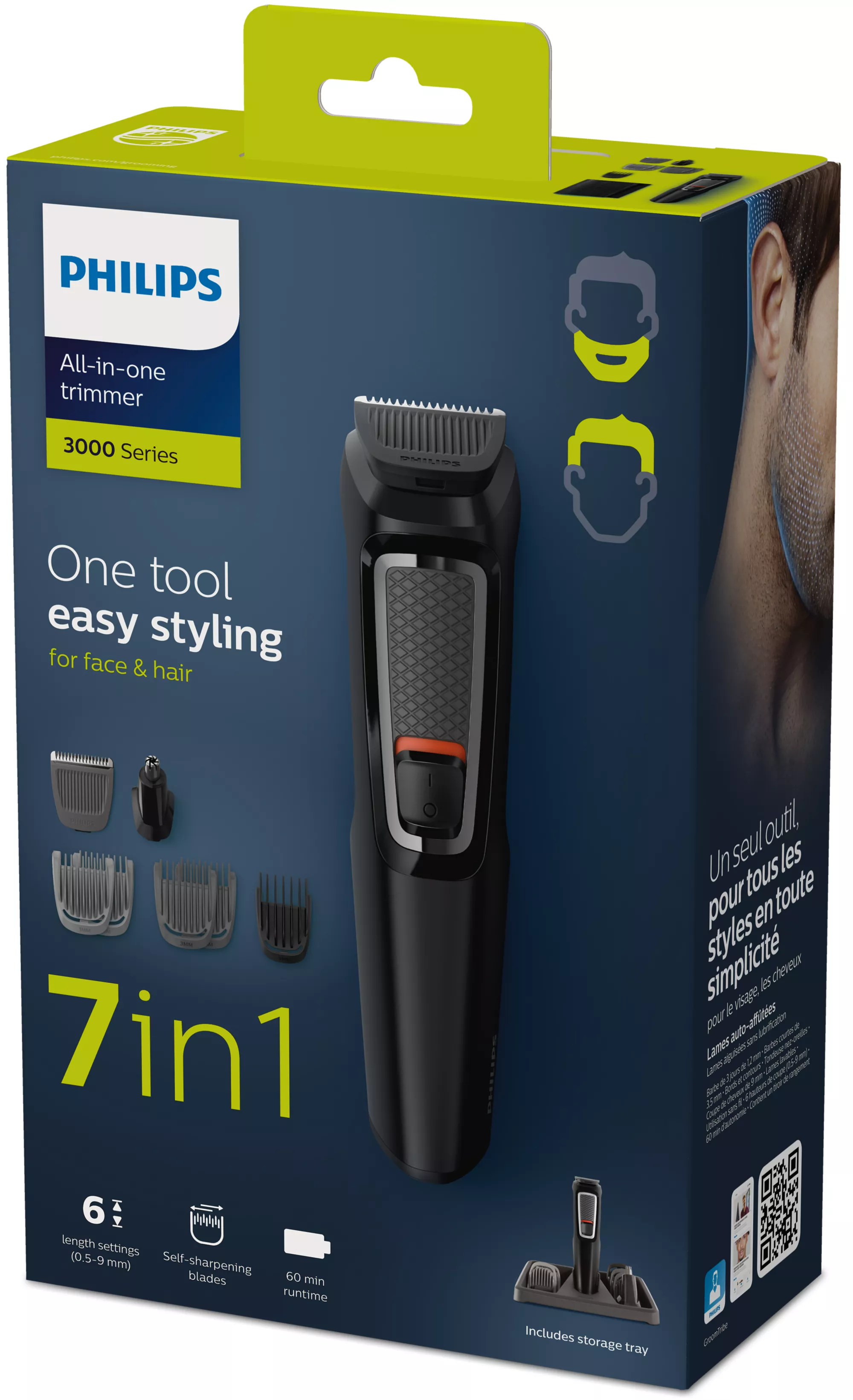 Philips MULTIGROOM Series 3000 MG3721/14 7-in-1, Face and Hair – image 2