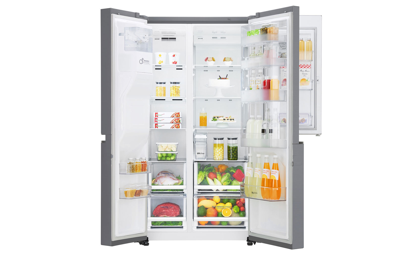 LG GSJ761PZZZ side-by-side refrigerator Freestanding – image 3