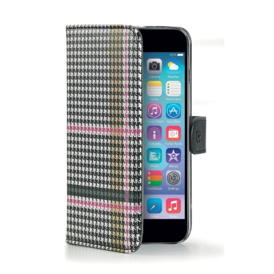 Celly PDPAGEIPH6PK mobile phone case Folio Grey, Pink