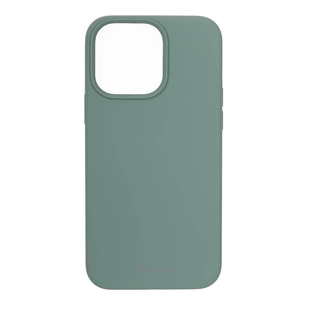 Onsala Phone Case Silicone Pine Green - iPhone 13 Pro – image 1