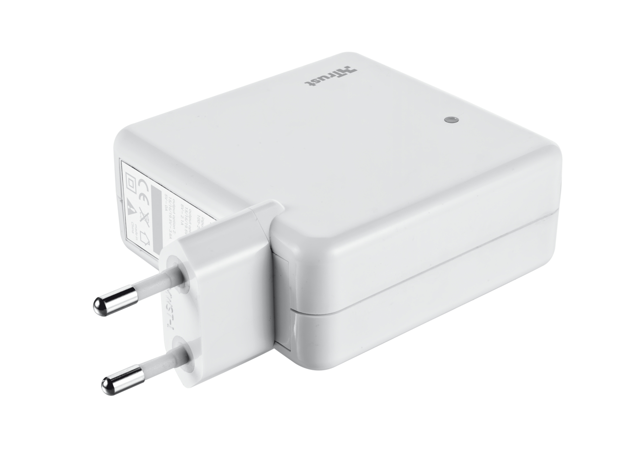 Trust 18821 mobile device charger Mobile phone, Laptop, Tablet White AC Indoor – image 1