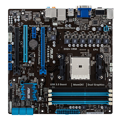 ASUS F2A55-M/CSM motherboard AMD A55 Socket FM2 micro ATX – image 3