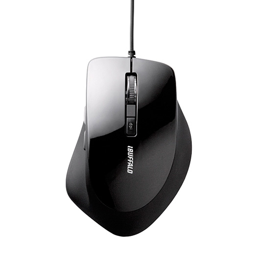 Buffalo BSMBU23S mouse Right-hand USB Type-A Blue LED 1600 DPI