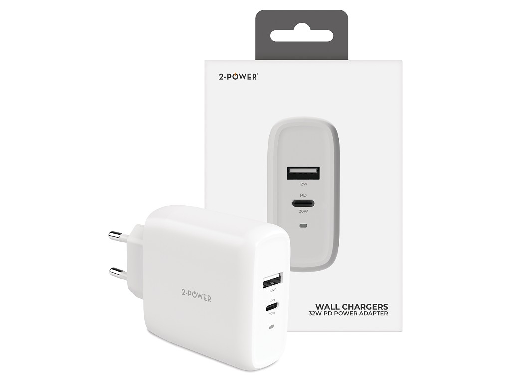 2-Power 2PWC32W02-EU mobile device charger White – image 4