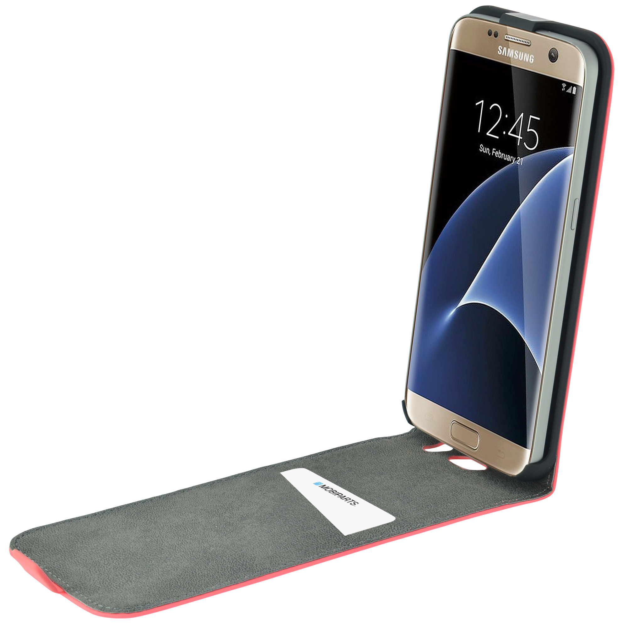 Mobiparts Premium Flip Case Samsung Galaxy S7 Peach Pink – image 4