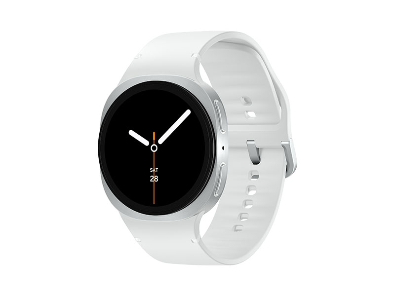 Samsung Galaxy Watch 8, Bluetooth, 40mm, Sport Band, White, S/M + Sport Band, White, M/L – image 1