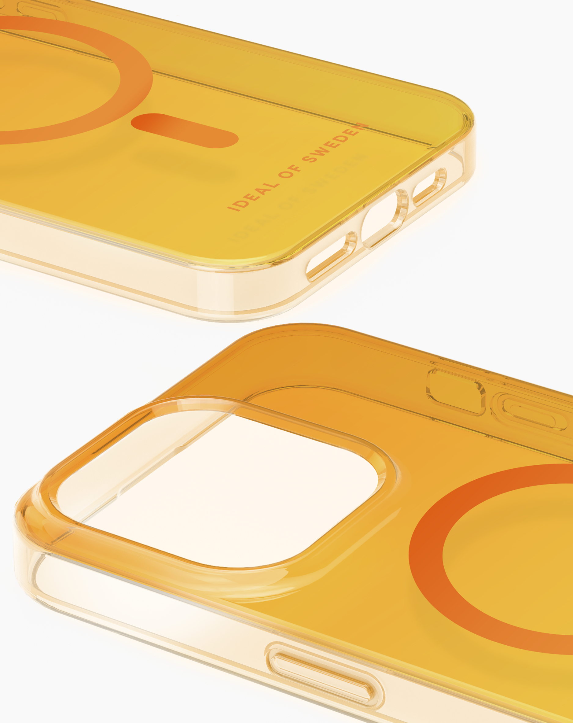 iDeal of Sweden Clear Case MagSafe iPhone 15 Pro Max Orange Spritz – image 3