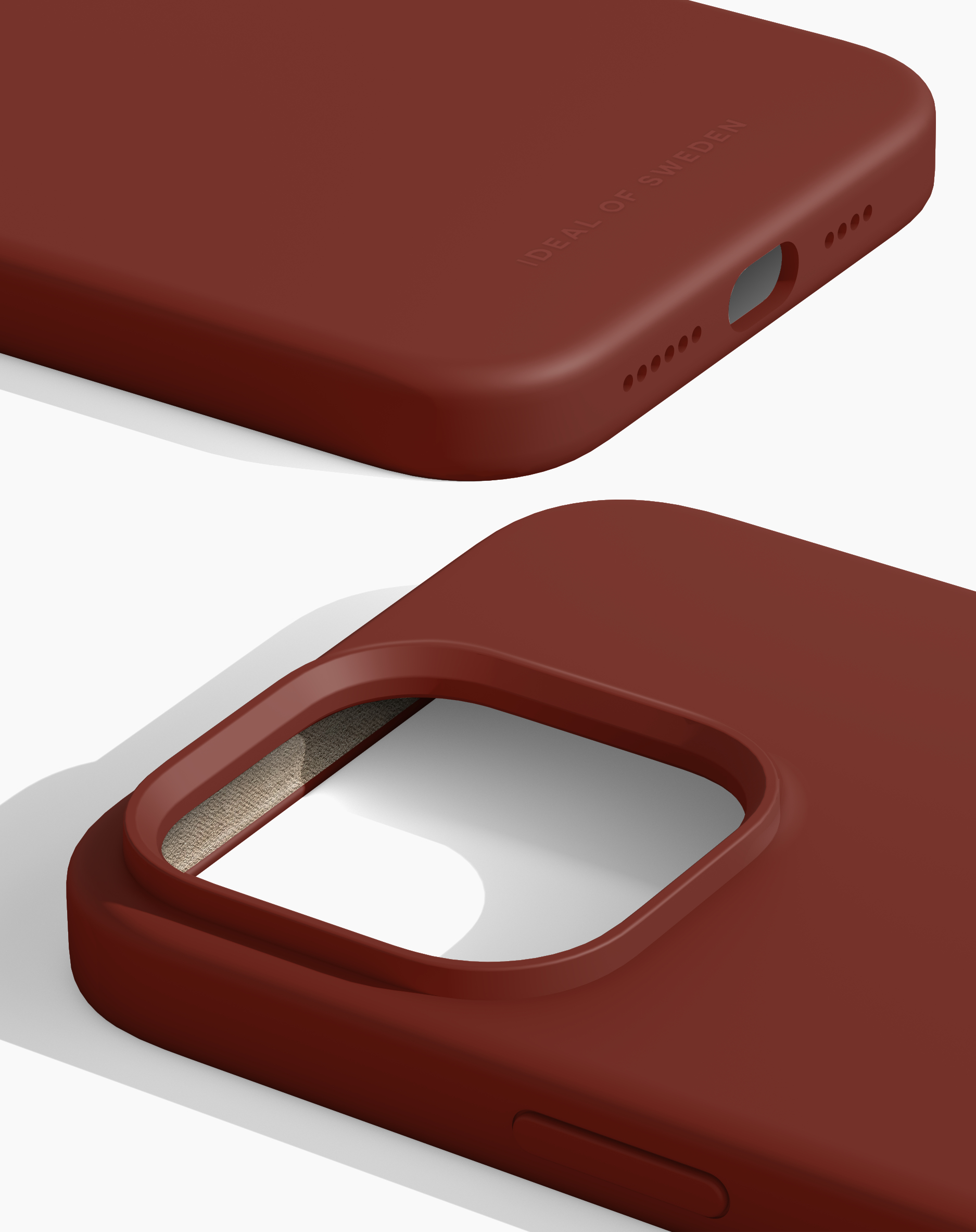 iDeal of Sweden Silicone Case iPhone 14PM Dark Amber