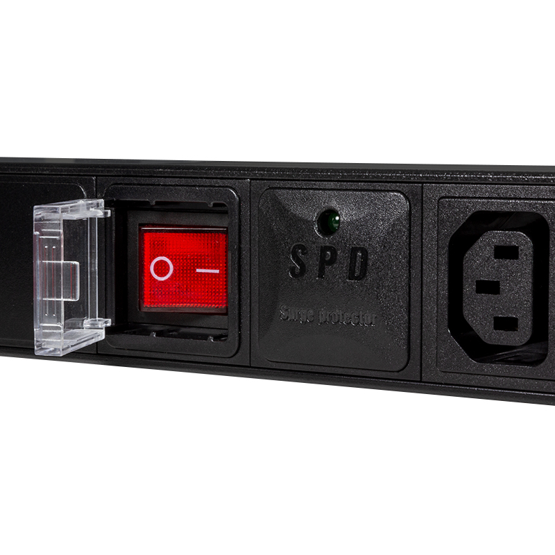 LogiLink PDU8A02 power distribution unit (PDU) 8 AC outlet(s) 1U Black – image 2