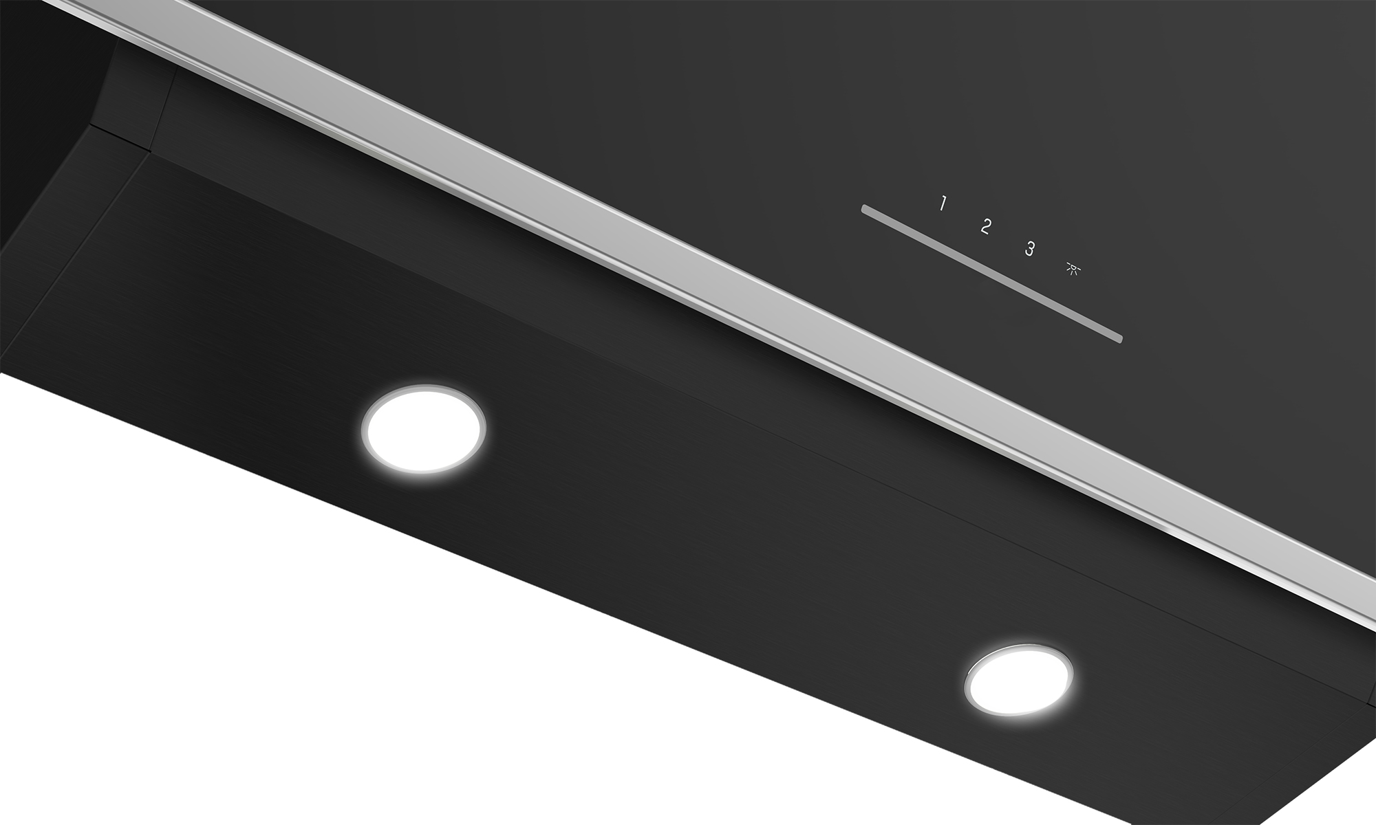 Grundig GDSP5460BC cooker hood Wall-mounted Black, Stainless steel 623 m³/h – image 4