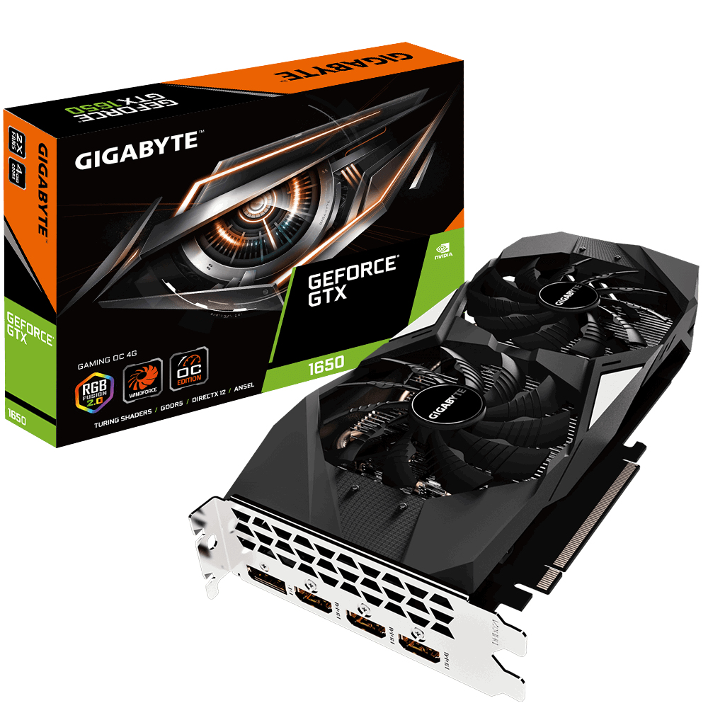 GIGABYTE GV-N1650GAMING OC-4GD V2