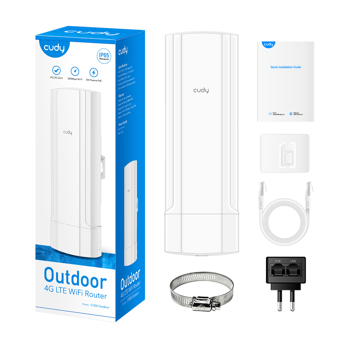 Cudy LT300-OUTDOOR wireless router Ethernet Single-band (2.4 GHz) – image 5