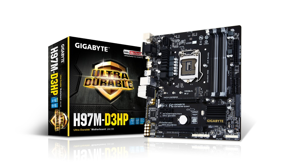 GIGABYTE GA-H97M-D3HP motherboard Intel® H97 LGA 1150 (Socket H3) micro ATX
