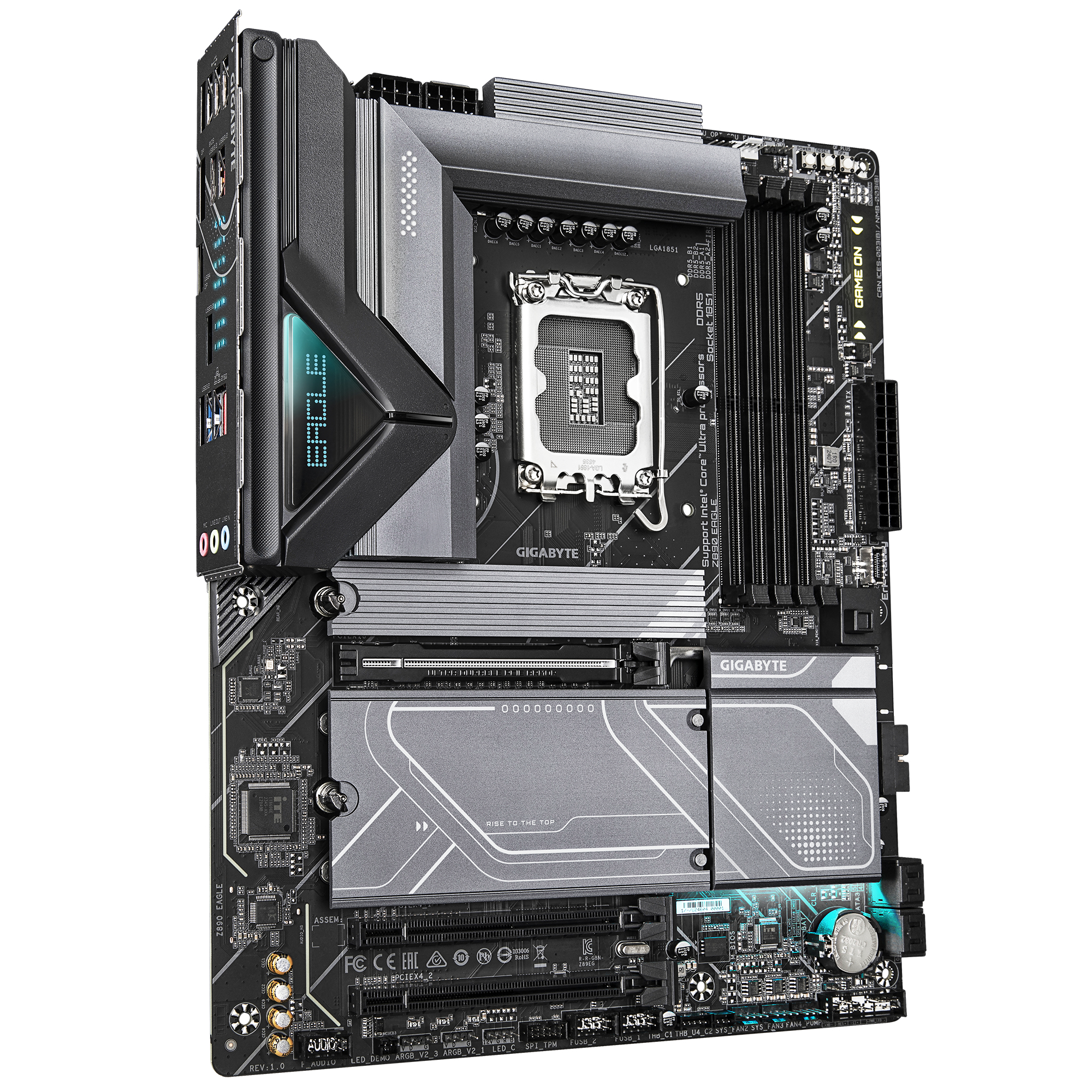 Tarjeta Madre Gigabyte Z890 EAGLE - Socket 1851 - 4x DDR5 - 5600/6400/8800(OC)MHz - DisplayPort - USB - ATX - Z890 EAGLE Tarjeta Madre Gigabyte Z890 EAGLE - Socket 1851 - 4x DDR5 - 5600/6400/8800(OC)MHz - DisplayPort - USB - ATX - Z890 EAGLE