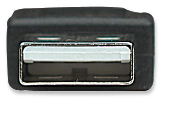 Manhattan USB-A naar USB-B kabel, 0,5 m, USB 2.0, 480 Mbps, Hi-Speed USB, zwart, levenslange garantie, equivalent van USB2HAB50CM
