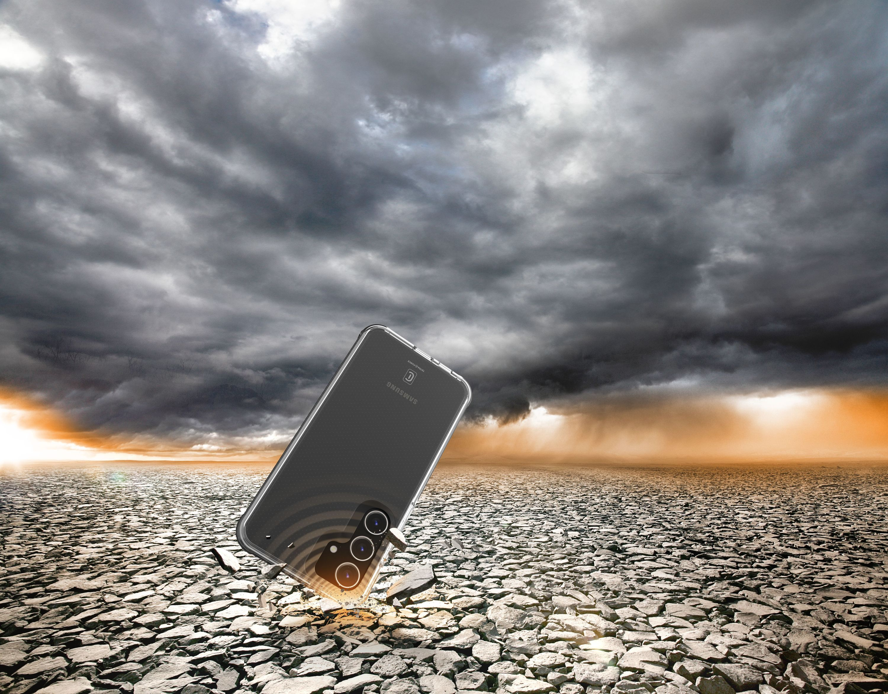 Tetra Force Strong Guard - Galaxy S25+ Ultraverstärkte, stoßdämpfende Schutzhülle mit integrierter antibakterieller Microban®-Technologie