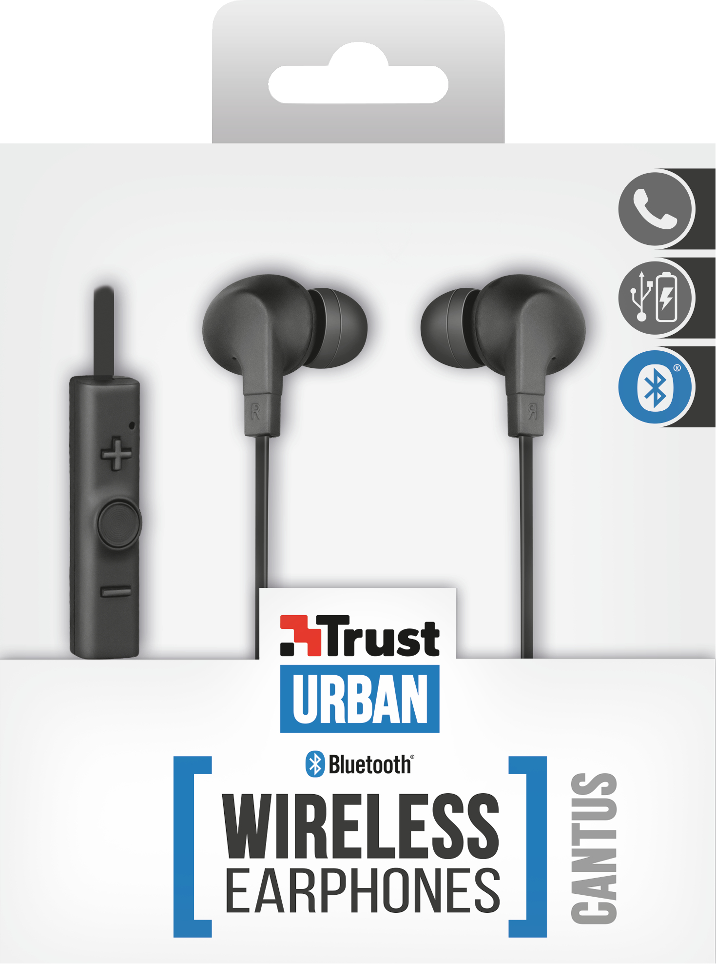 Trust Cantus Headset Wireless In-ear Calls/Music Bluetooth Black – image 3